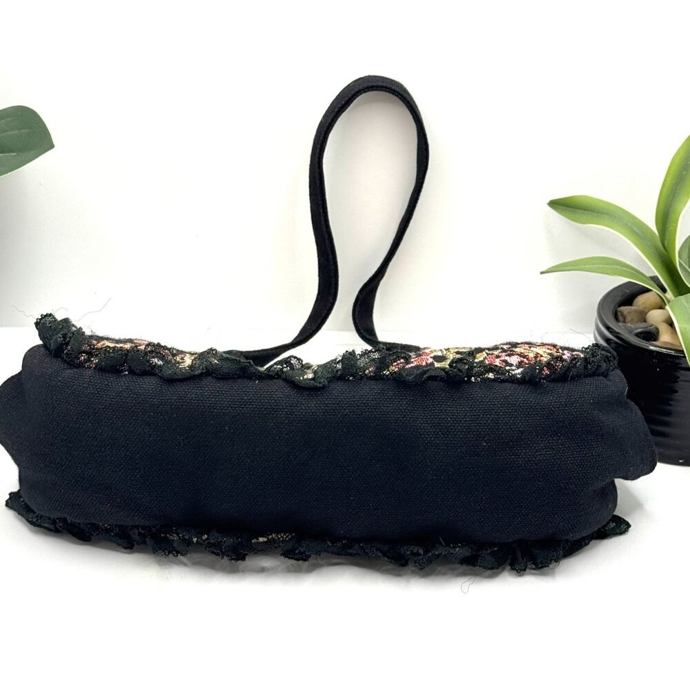 Vintage Jessica McClintock Tapestry Floral Evening Handbag - Picture 6 of 10